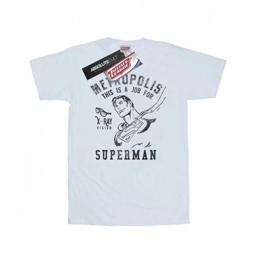 DC Comics Womens/Ladies Superman X-Ray Cotton Boyfriend T-Shirt