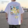 2025 Men's Loose Fit Pure Cotton Cartoon Sports T-Shirt