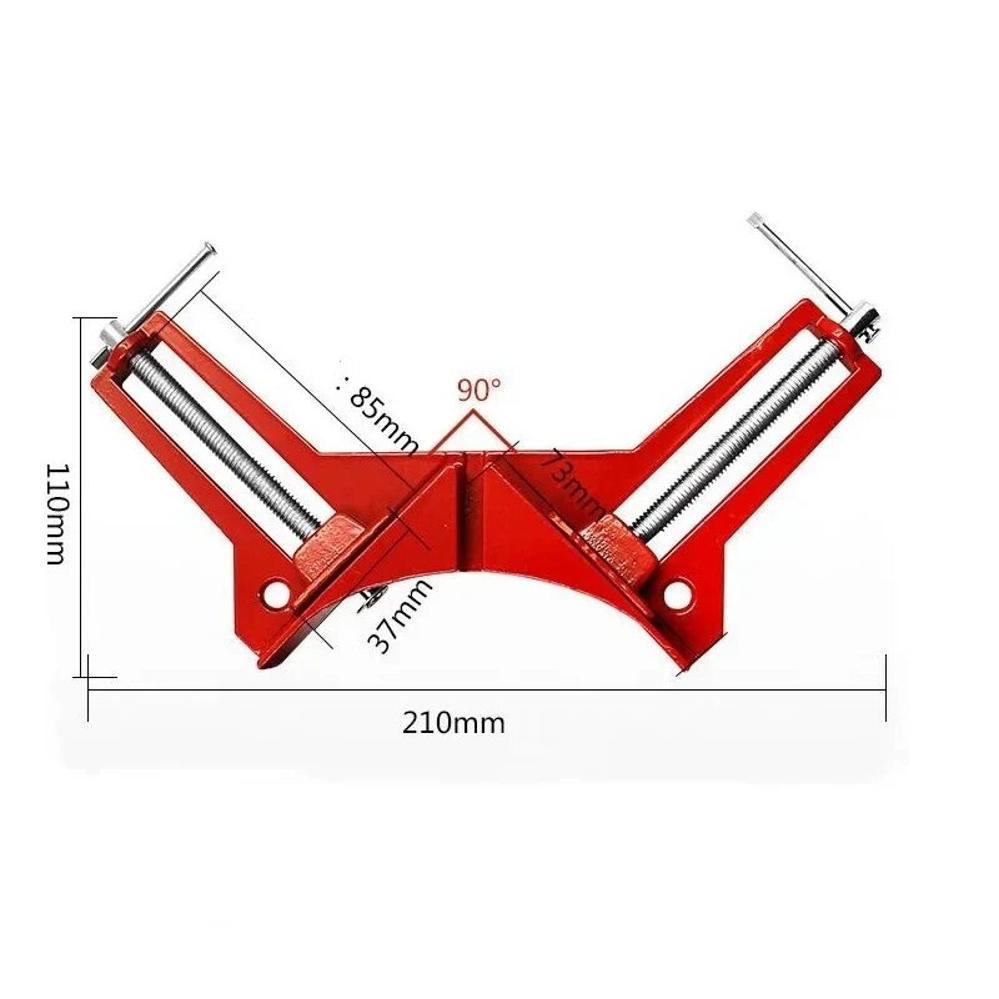4 Pcs 90 Degree Angle Clamps Carpentry Frame DIY Glass Clamps Angle Clamps Hand Tools Degree Toggle Clamps For Woodworking