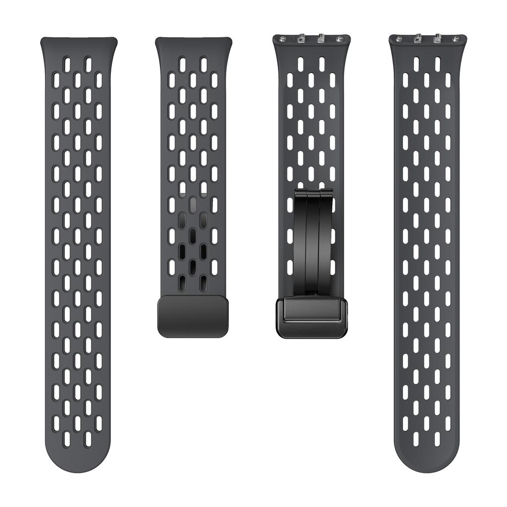 Magnetic Folding Buckle Sports Silicone Band For Samsung Galaxy Fit 3 Strap For Galaxy Fit3 SM-R390 Wristband Bracelet