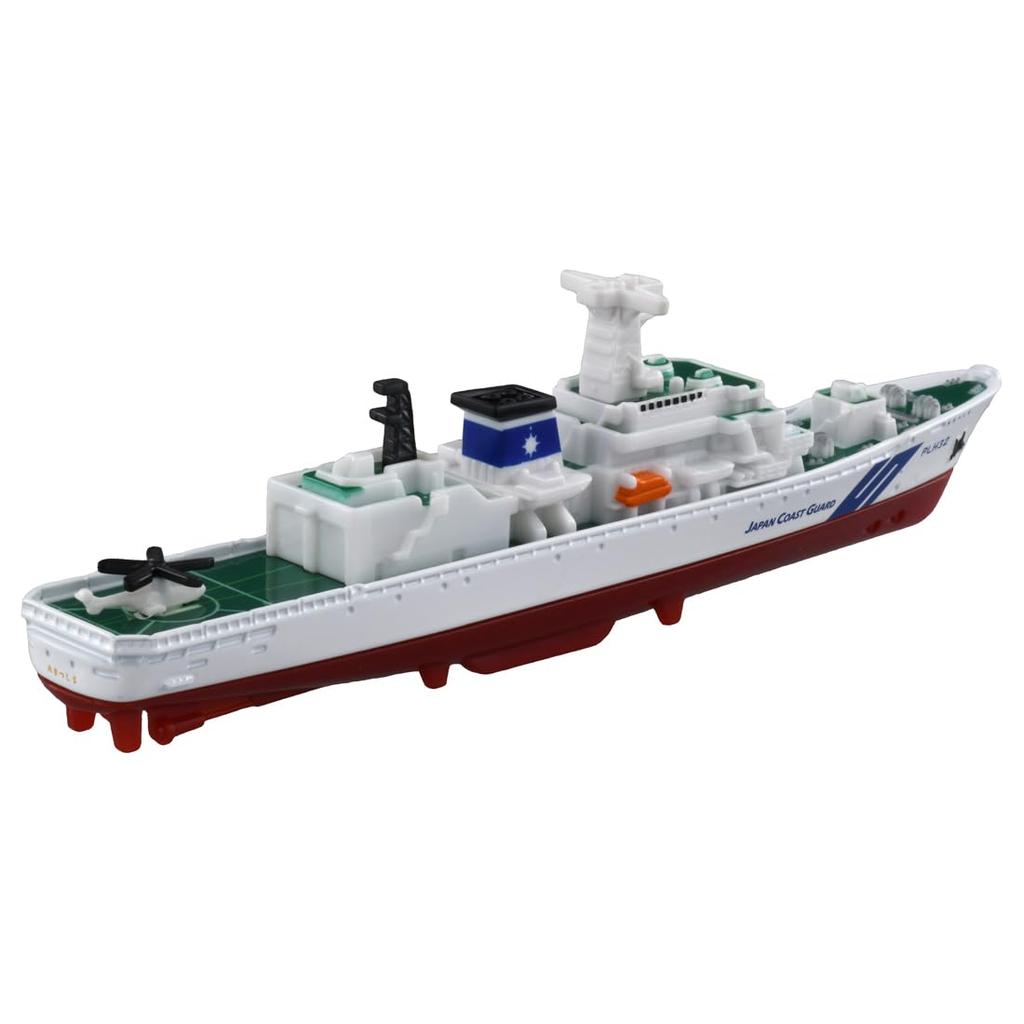 TAKARA TOMY Tomica Long Type Tomica No.140 Japan Coast Guard Patrol Boat Akitsushima PLH32 Mini Car Toy Ages 3 and Up