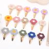 2 Stück/Los Stickerei Blume Haarnadeln Kinder Blume Haarspangen Süße Mädchen Baby Haarschmuck Vintage Haarnadeln Haarspangen