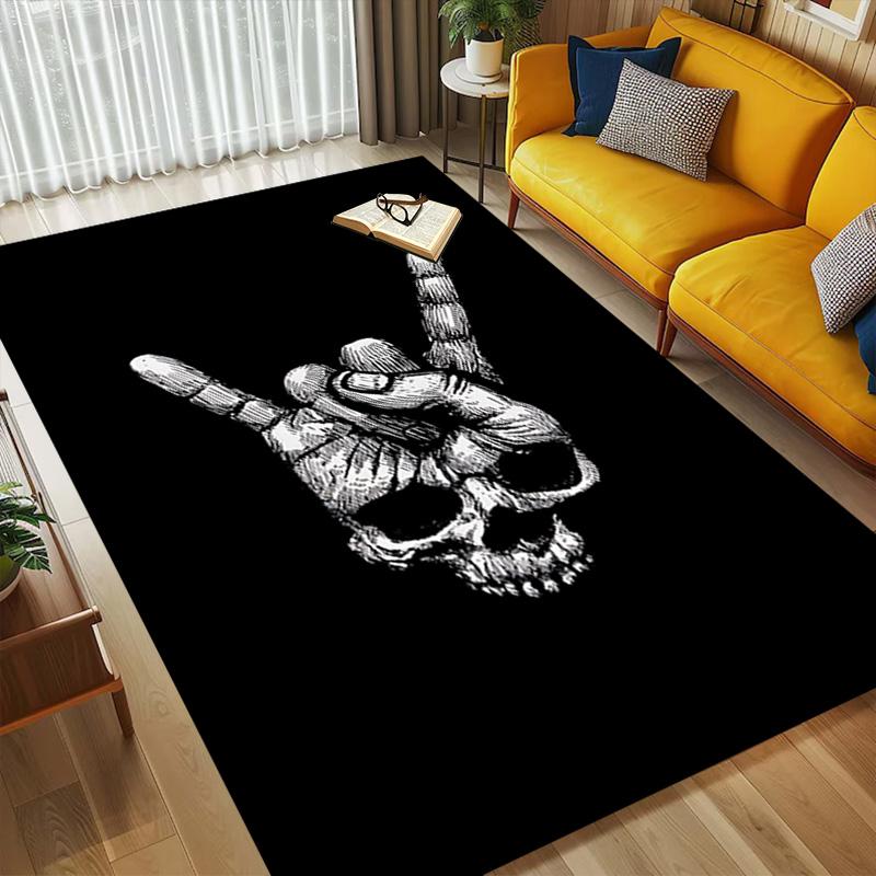 Skull Hand Living Room Nonslip Area Rug Soft Carpet For Bedroom Game Playroom Sofa Office Home Decor Doormat Christmas Gift C926791