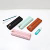 Portable Pen Bag PU Leather Stationery Storage Bag New Stationery Organizer  Students Gift