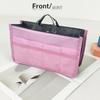 Multifunctional Bi-Fold Storage Bag Double Zipper Large Capacity Storage Arrangement Makeup Toiletries Large Classification Bag