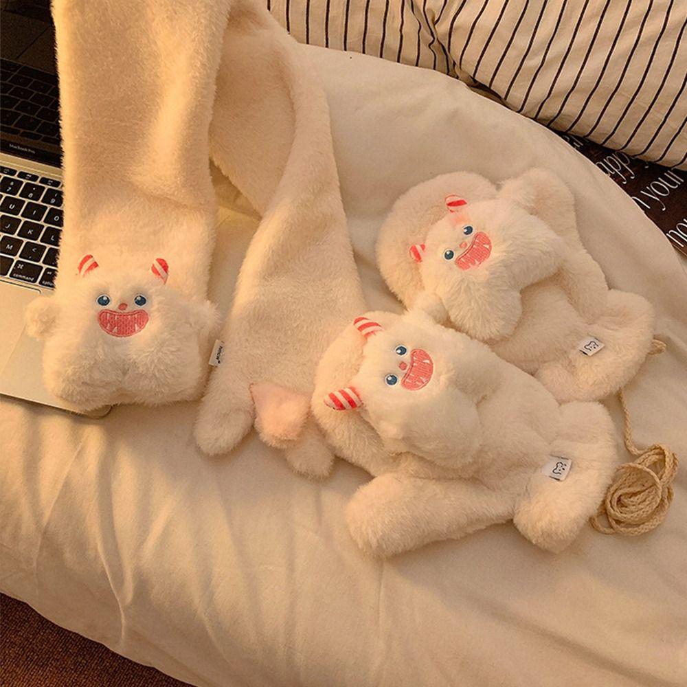 Velvet Plush Gloves Fluffy Mitten Gloves New Winter Gloves for Women