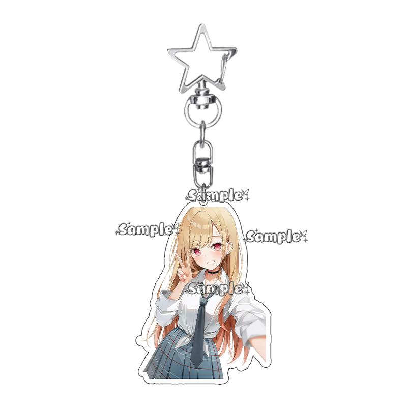 

Kawaii Cute My Dress-Up Darling Character Acrylic Keychain Anime Cartoon Accessory Backpack Decoration Jewelry Creative Gift Toy about 5cm