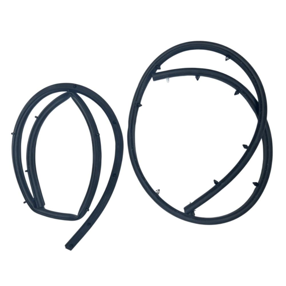 2Pcs Hood Rubber Sealing Strip 5902A187 5902A188 For Mitsubishi Pajero Montero