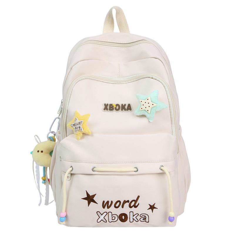 Schoolbag Korean version schoolbag female college student leisure college style computer backpack cute large capacity junior high school student class