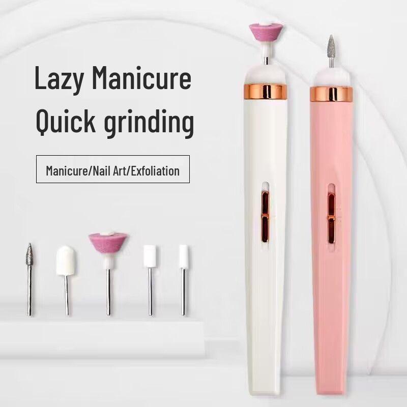 Rechargeable Electric Toenail Fungus Grinder & Clipper for Thick Nails - Elderly Manicure Tool In Gray