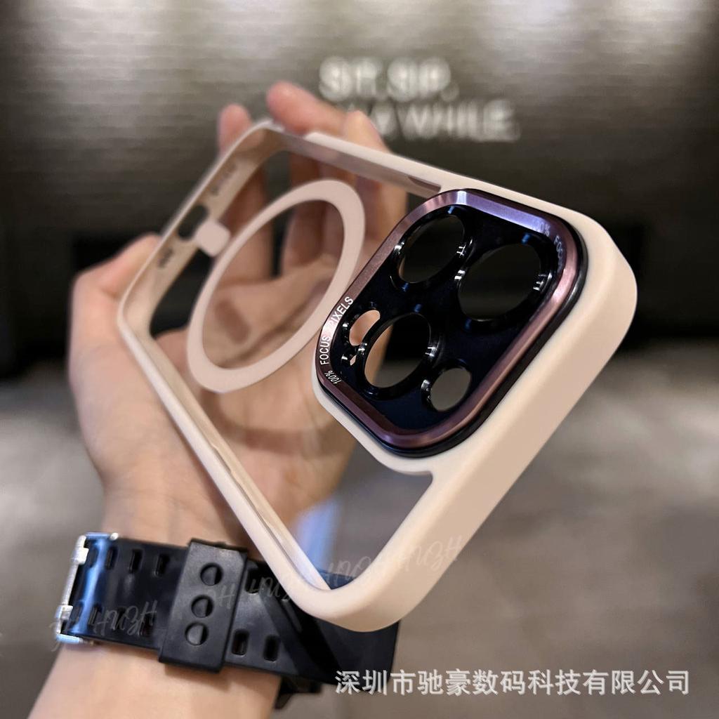 Applicable to iPhone17promax eagle eye magnetic mobile phone gram Apple 16 metal lens 15 all-inclusive anti-drop PC case