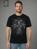 T-Shirt with Luminous Viking Print