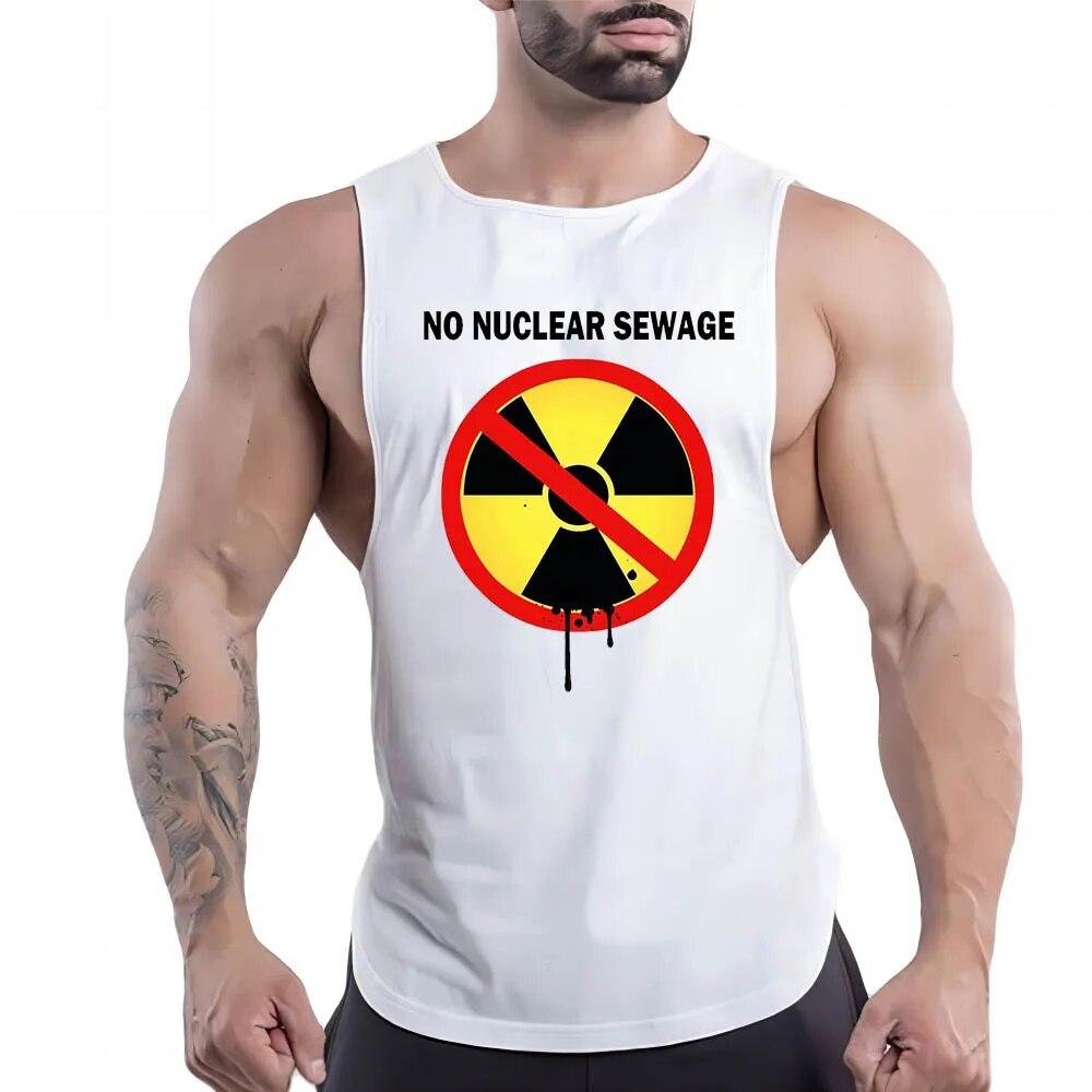 

Летний мужской жилет с круглым вырезом для фитнеса и спорта на открытом воздухе для взрослых, удобная рубашка без рукавов с графическим 2d принтом