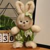 Cute Fashion Bunny Plush Toy Creative Fluffy Rabbit Doll Stuffed Animal Birthday Gift for Kids Girls