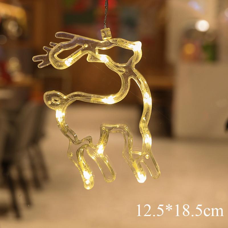 Weihnachts-Fensterdeko Lichter – Batteriebetriebene Schneeflocken Mit Saugnapf (18 Cm, Warmweiß)