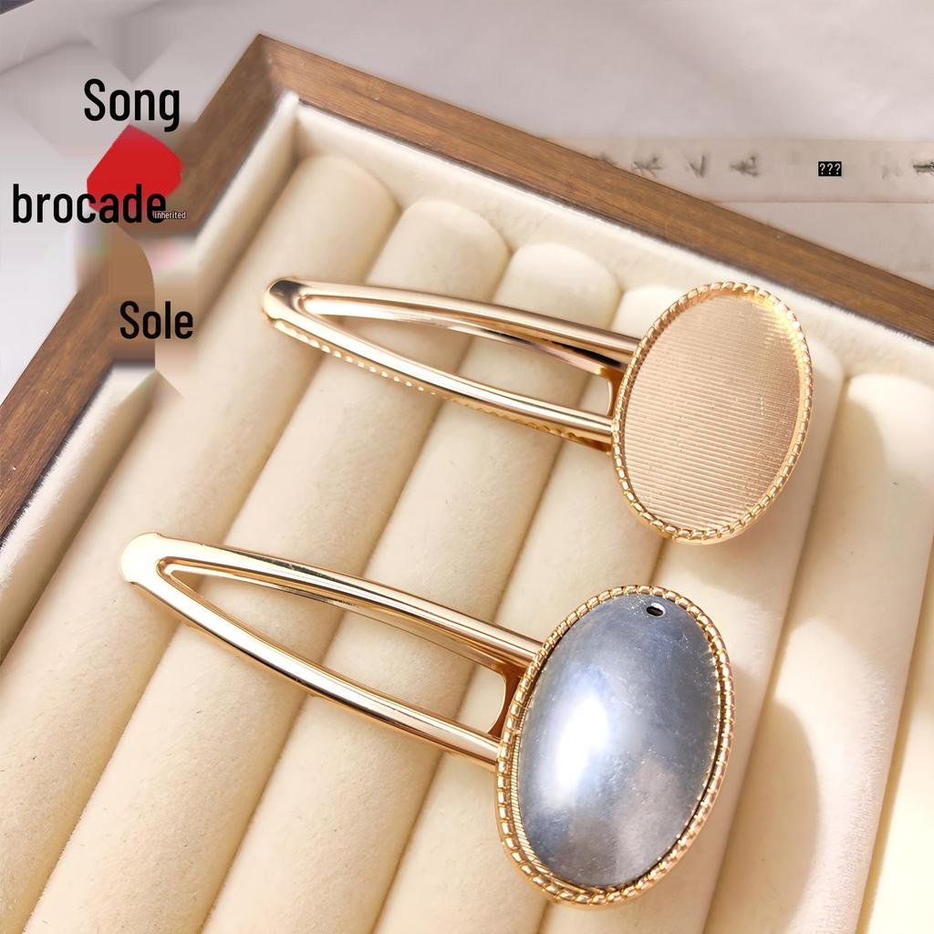 Handcrafted Gourd Pendant with Butterfly Clasp and Tassel