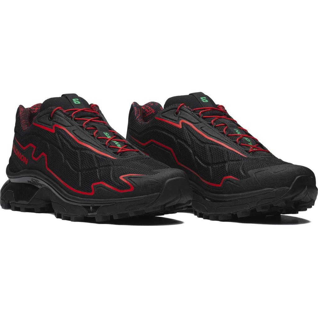 SALOMON Xt-Slate Red Viper Casual Sports Cushioning Non-Slip Wear-Resistant Supportive Lightweight Low-Top Running Shoes Unisex Sneaker Black 478469