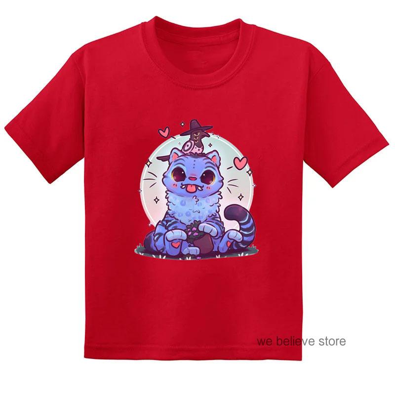 Kids T-shirt K-Pop Demon Hunters Tiger Shirt Fans Gift Toddler Girl Boy Hot Movie Print Tiger Short Sleeve T-shirt
