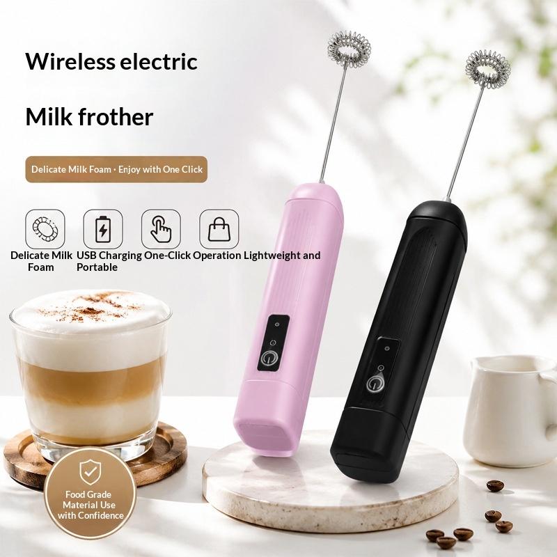 3-Speed Usb Rechargeable Electric Milk Frother Portable Handheld Mixer For Coffee Latte Cappuccino Miniature Small Mixer