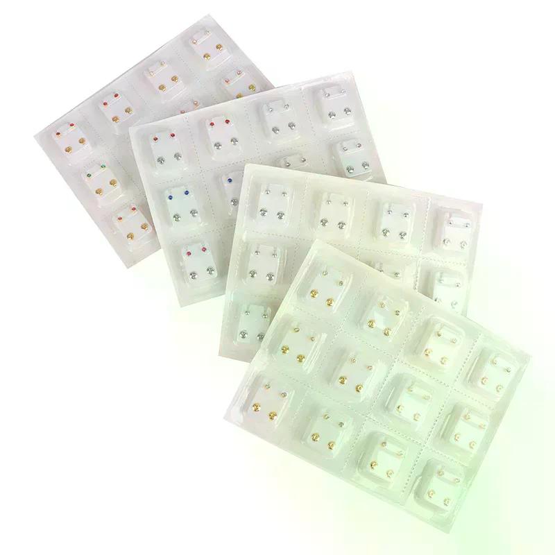 24 Stück Medizinische Ohrringe Piercing Werkzeug Ohrstecker Chirurgenstahl Ohrringe Damen