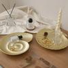 Delicate Seashell Wooden Storage Tray Retro Storage Holder Leaf Storage Plate  Tableware Display