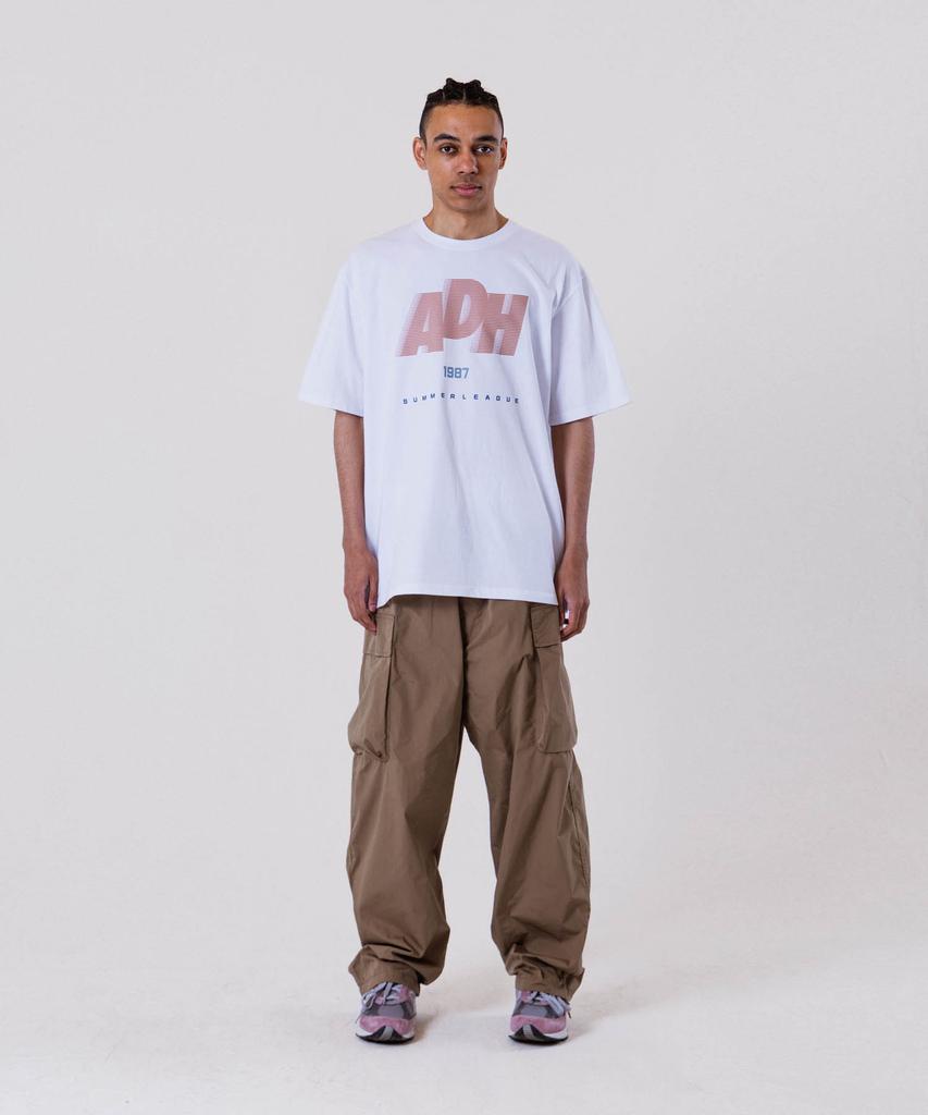 ALL DAY HOOPS Adh Summer League Oversized Short Sleeve T-Shirt White