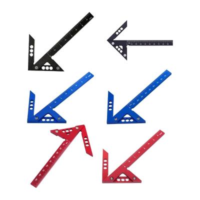 Hohe Genauigkeit Holzbearbeitungs-Mittelpunktsucher & Winkelmesser Aluminium-Anreißwerkzeuge Ergonomisches Holzbearbeitungs-Messwerkzeug