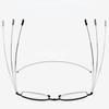 Faltbare Lesebrille Einziehbare Tragbare Alterssichtigkeit Brille Herren Lesebrille mit Brillenetui Unisex HD Brille