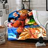 Custom 1pc Dragon Ball Z Adventure Blanket, Soft And Comfortable Blanket, Casual Warm, Camping Travel Blanket, Birthday Gift Q91236