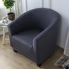 Stretch Printed Club Chair Slipcover Washable Armchair Protector Tub Sofa Cover For Living Room Furniture