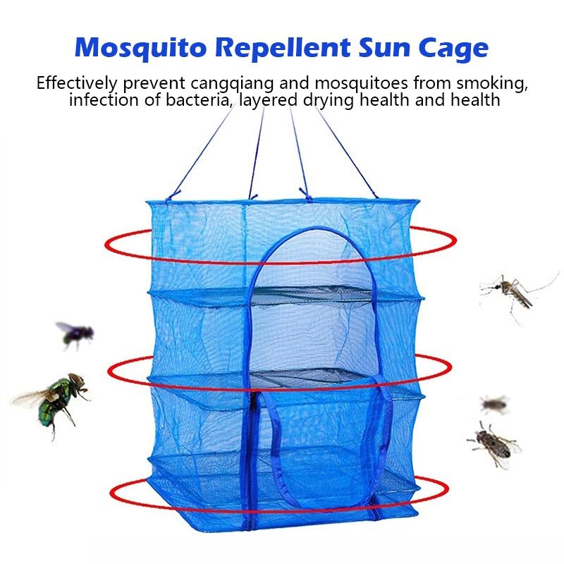 Foldable Drying Cage For Drying Vegetables And Fruits To Prevent Flies And Insects
