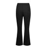 Women's Fashion Color Hem Split High Waist Casual Flare Pants