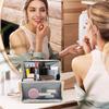Large Capacity Storage Bag Minimalist Multi-functional Multi-layer High Aesthetic Student Stationery Bag Makeup Bag Storage Bag