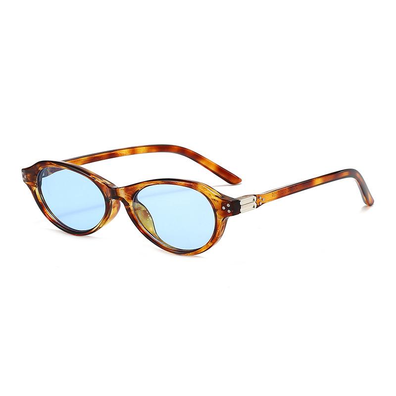 Cross-Border New Nerd Cat-Eye Sunglasses: European & American Fashion for Women, Versatile & High-End for Street Photography