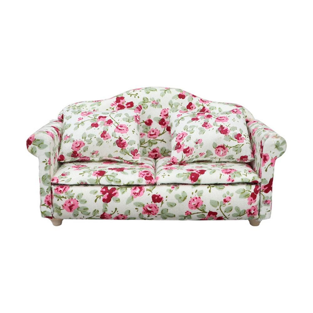 Mini 1:12 Dolls Sofa Pillows Set Miniature Doll House Accessories Children Toys Gift