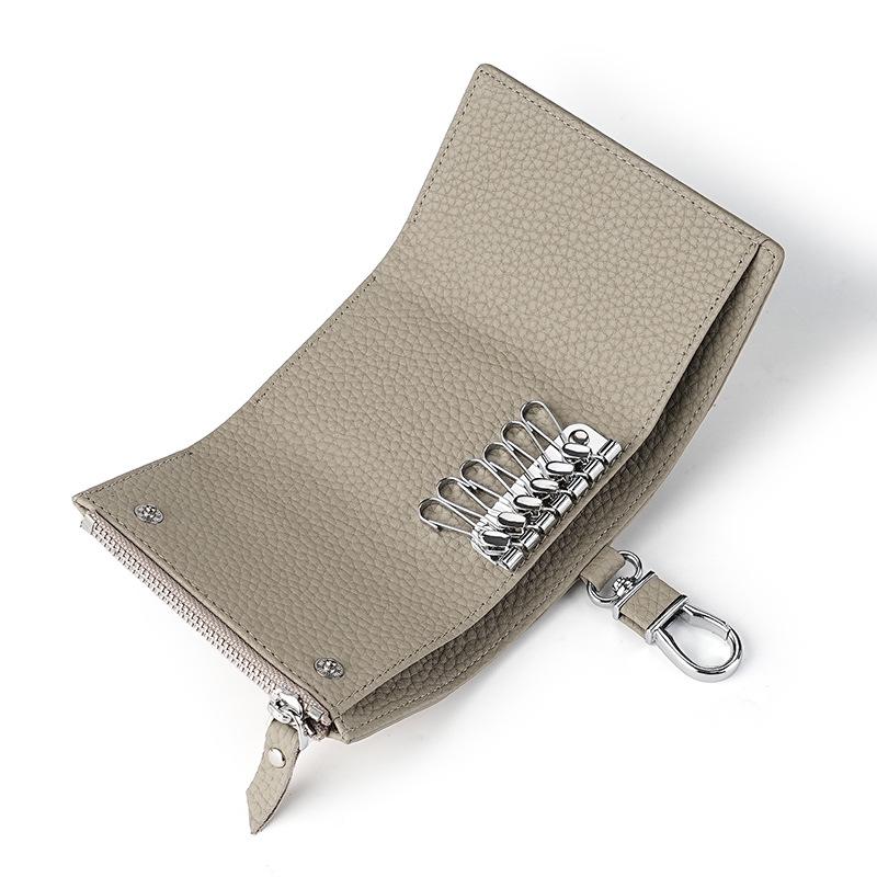 Genuine Leather Multifunctional Key and Coin Holder for Men and Women