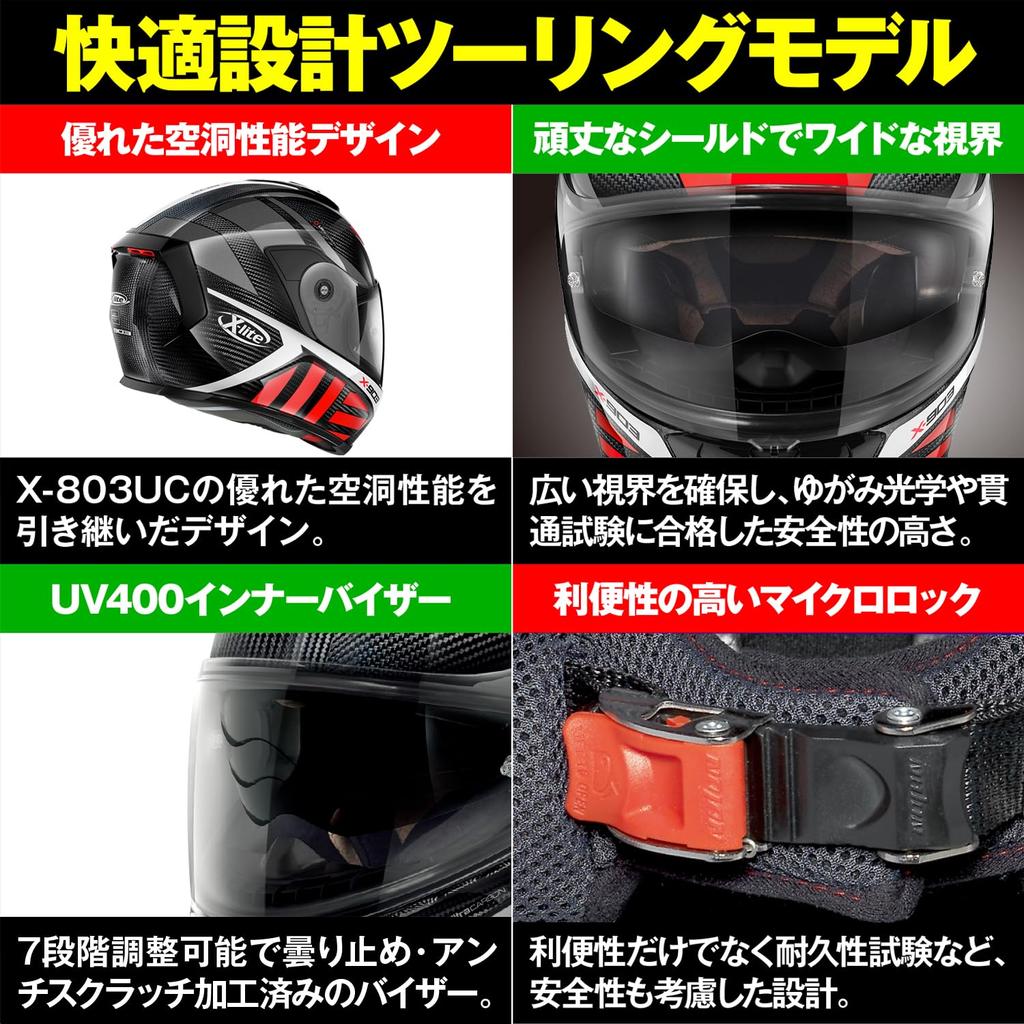 NOLAN Motorcycle Helmet Full Face X Series Ultra Carbon PURO L Size 45781 [] X-903 (PURO/201) (59-60cm)