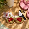 Summer Party Sunglasses Hawaiian Tropical Glasses, Glitter Felt Beach Pool Eyeglasses, Novelty Glasses for Kids Adults Ocean Luau Style Eyewear Photo