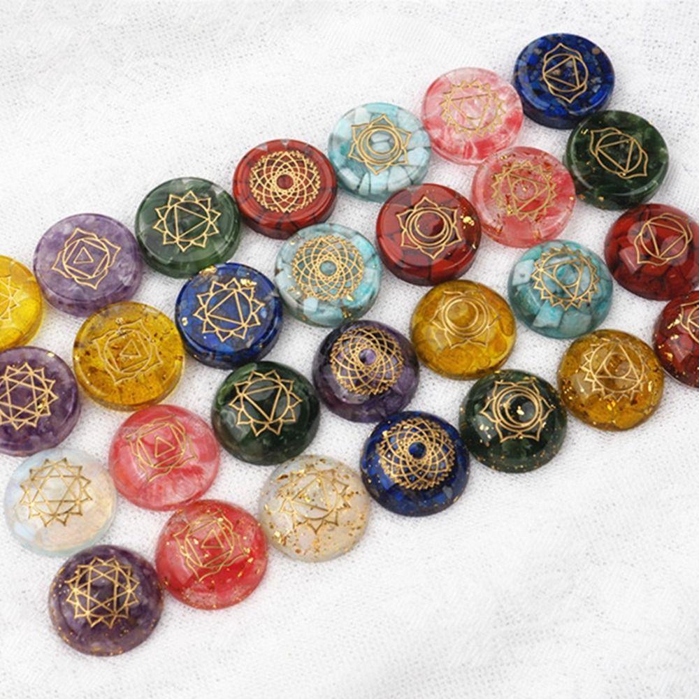 7 PCS/set Amethyst Seven Chakras Natural Crystal Stones Sodalite Yoga Stone Reiki Healing Gems Home