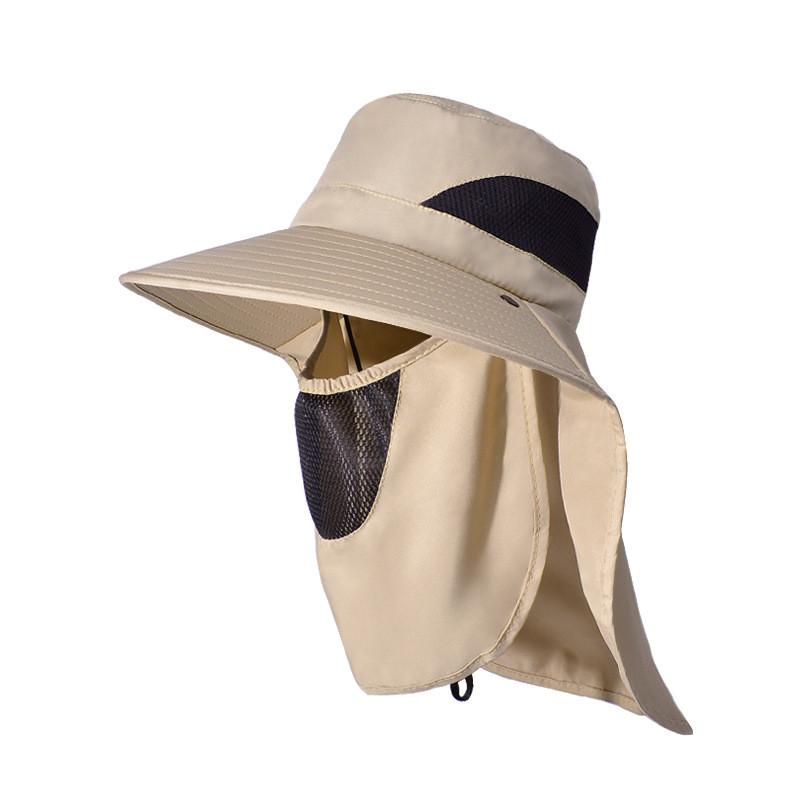 Outdoor Sun Protection Fisherman Hat With Large Brim For Men And Hiking Enthusiasts