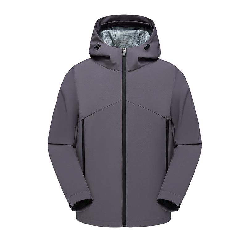 

Легкий ветрозащитный плащ с капюшоном: Уличная рабочая одежда и куртка для альпинизма на весну и осень 2XL