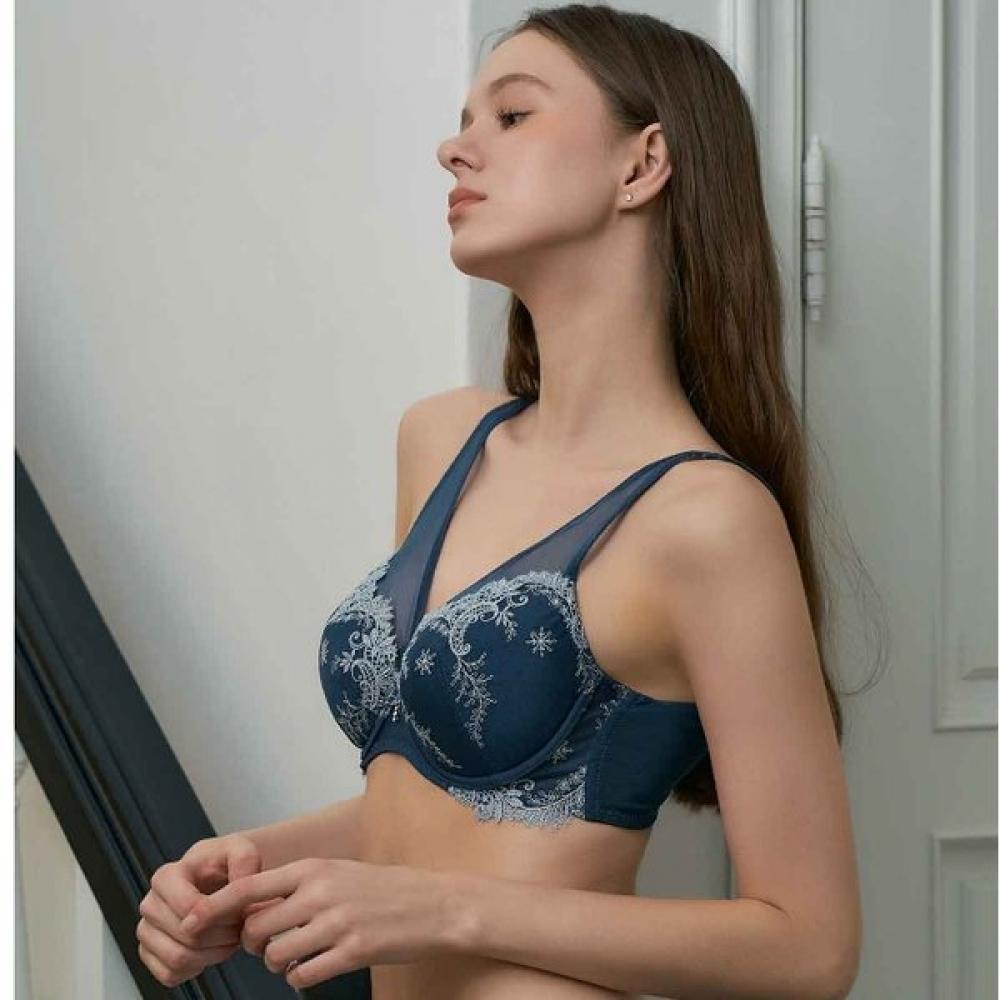 

Venus Full Coverage Tulle LaCe Bra C D Cup vbrb464CD navy/85D