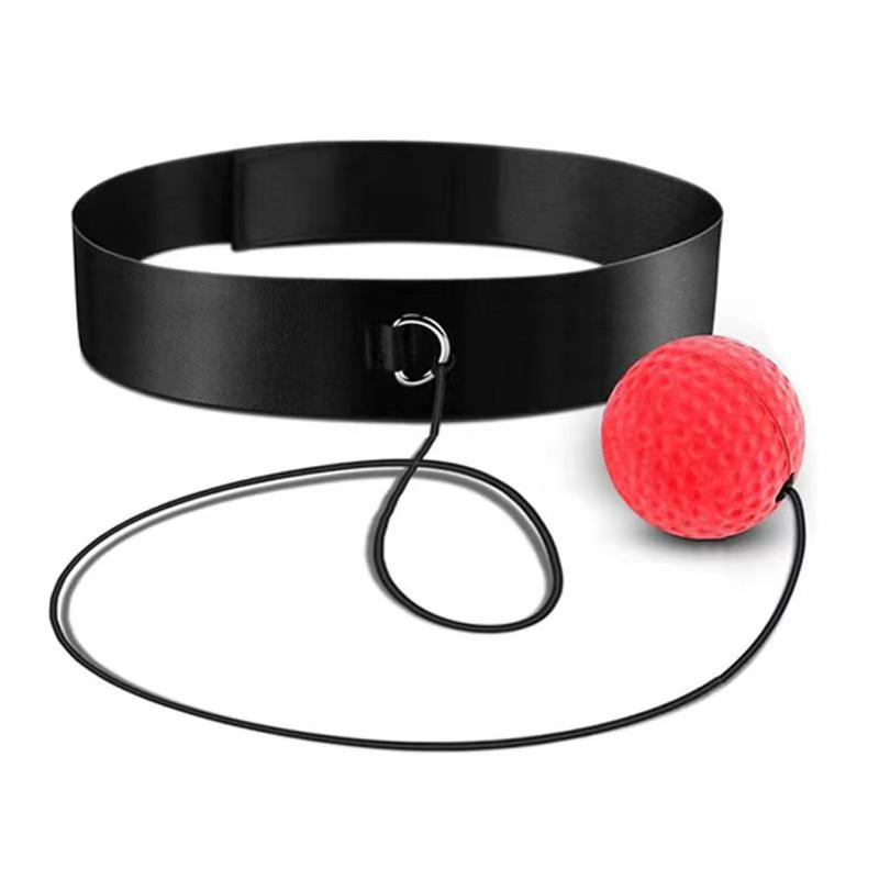 Head-Mounted Boxing Reaction Ball for Stress Relief and Fitness Training