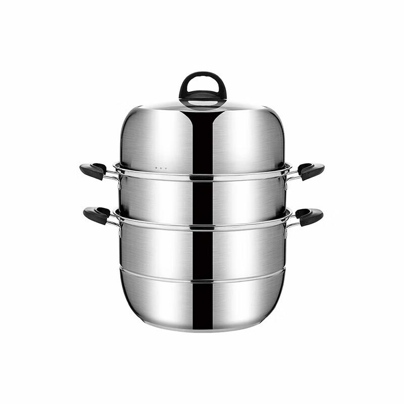 BOSITTE 28CM 3-Layer Multi-Purpose Steamer Pot