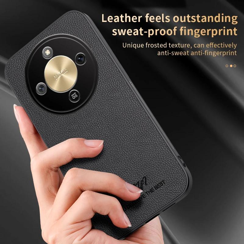 Luxus Business Leder Weicher Rahmen Magnetische Abdeckung für Honor X9D HonorX9D 5G Handyhüllen Capa