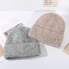 Hat Women's Warm Knitted Korean Edition Trendy Versatile Casual Look Small Thick Cross Border