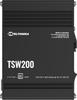 Teltonika TSW200 Industrial Unmanaged PoE Switch 8x Gigabit 2x SFP DIN Rail