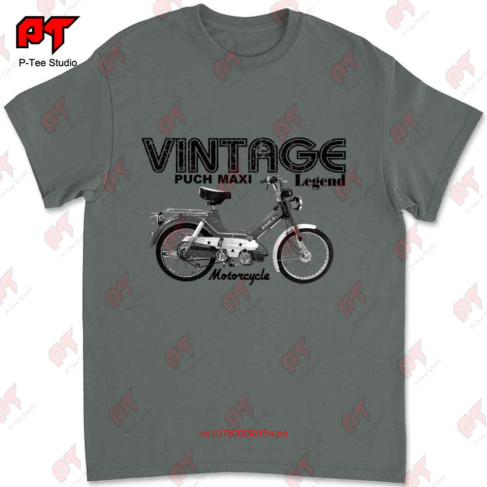 Puch Maxi Vintage Motorcycle Classic Bike Tshirt DC1Z