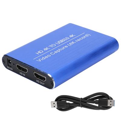 Pudełko do nagrywania gier i transmisji na żywo Karta przechwytywania wideo USB3.0 4K 1080P 60FPS Rejestrator HDMI