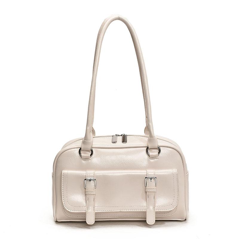 

Сумка-тоут большая женская новая модная сумка-подушка под мышкой универсальная сумка через плечо белый